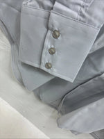 New Men’s Champion Western Gray Plaid Long Sleeve Pearl Snap 15 Medium AA-76