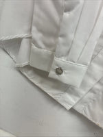New Womens H Bar C White Designed Long Sleeve Pearl Snap Size 36 KK-15