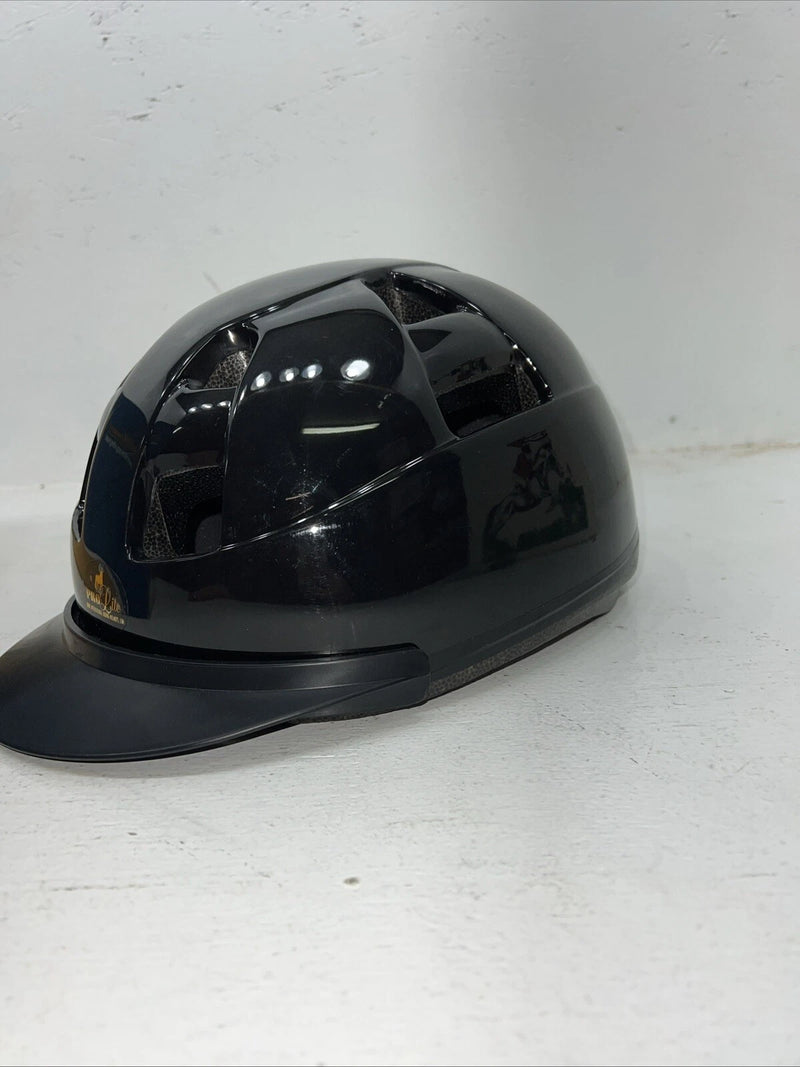 New Women’s Black Pro Lite English Riding Helmet. 1057 Large. 12-99