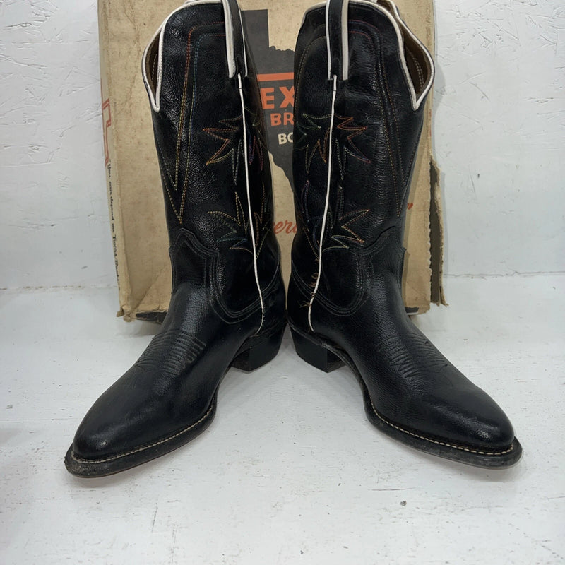 New Women’s Black Texas Brand Cowboy Boots. 6 B. 20-77