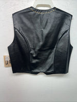 New Women’s Black 1849 Authentic Ranchwear Western Show Vest XL WW-64