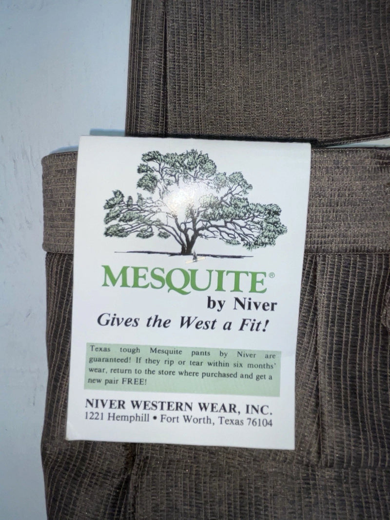 New Vintage Brown Mesquite Polyester Pants #5716 VV-1