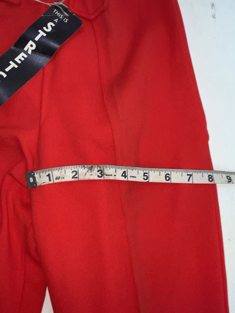 New Vintage Red Panhandle Slim Polyester Pants #1520 VV-78