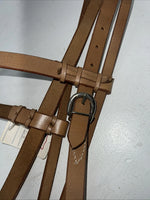 New Star Rider Leather Headstall Rope Nose Band W Bit #6501 U-32