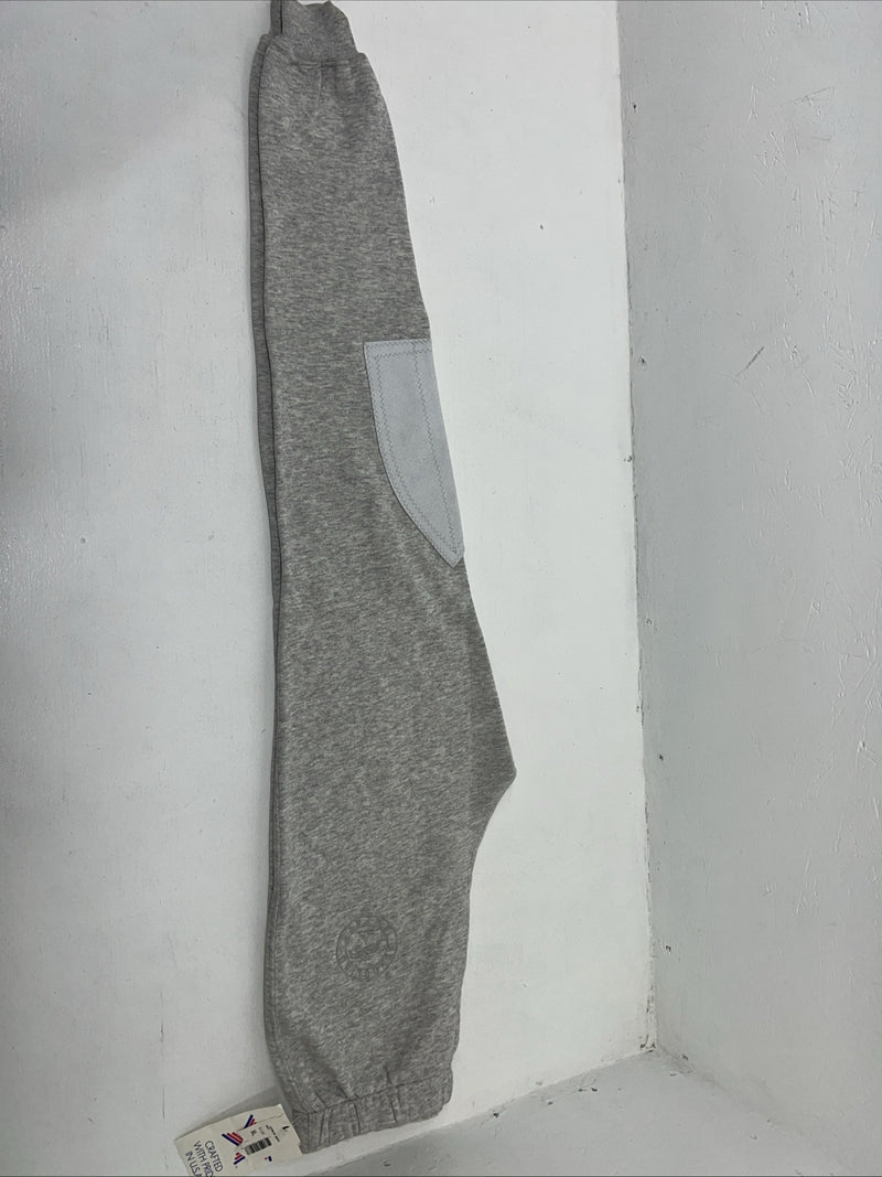 New Women’s Grey Millers Knee Patch Schooling Sweatpants. XL D-46