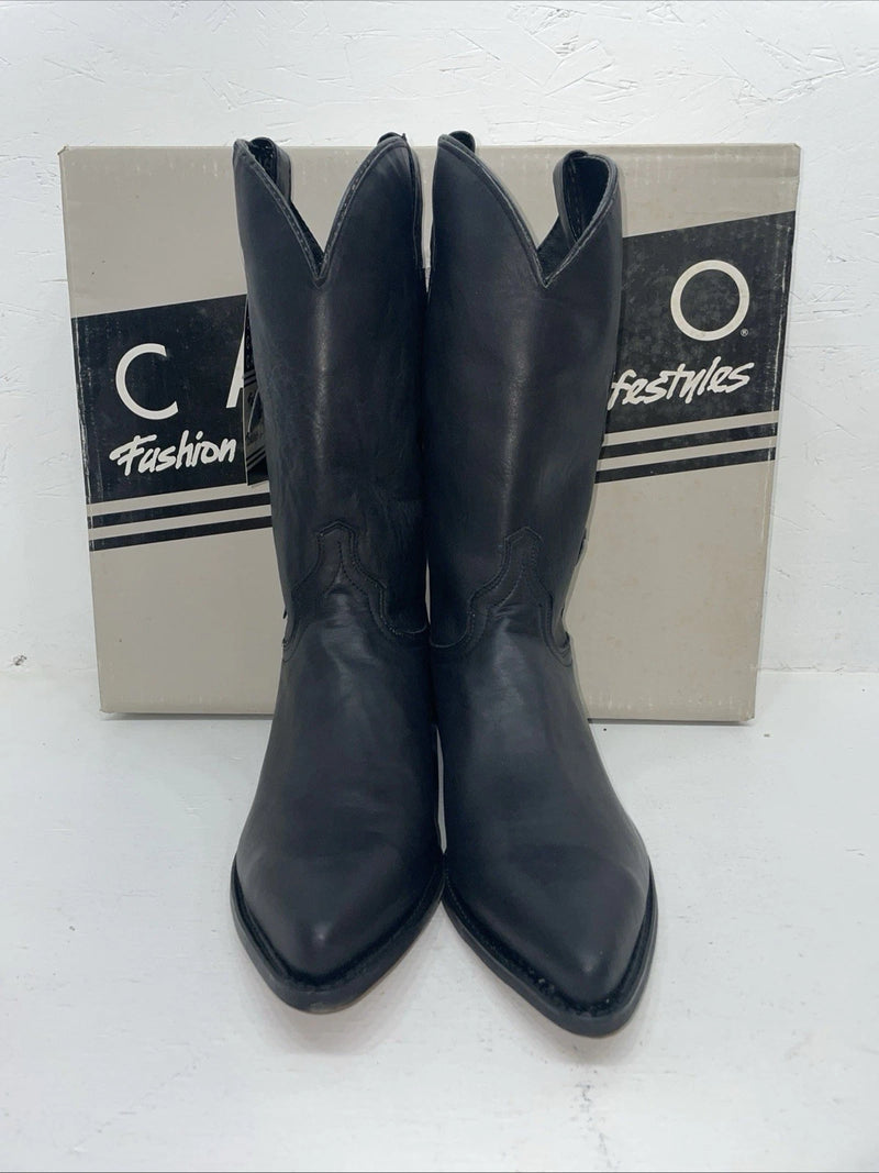 New Men’s Black Capezio Cowboy Boots. M C 610 8 E E. 2-32