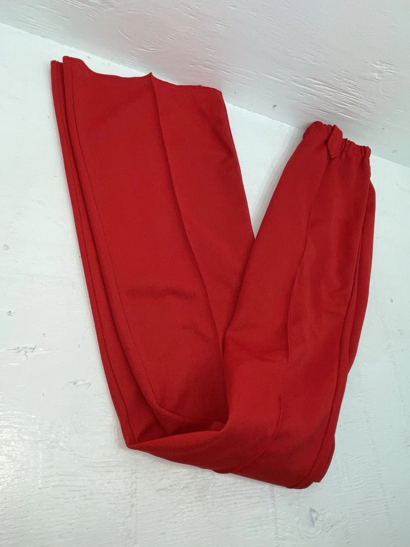 New Vintage Red Polyester Pants ZZ-65