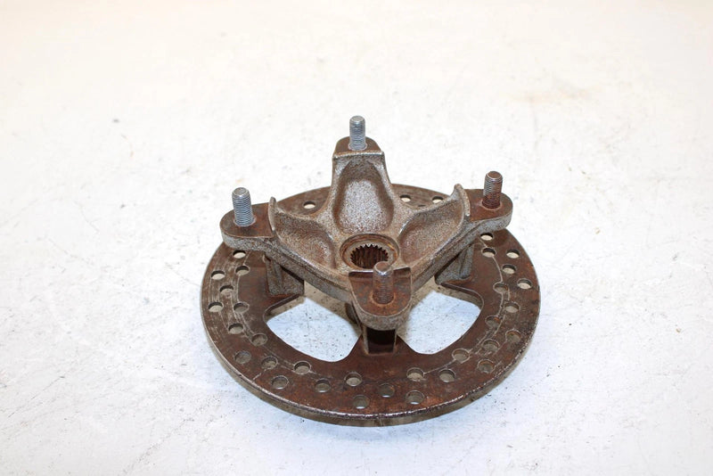 2002 Kawasaki Prairie 650 Oem Front Wheel Hub And Rotor 49030-0046 AK27