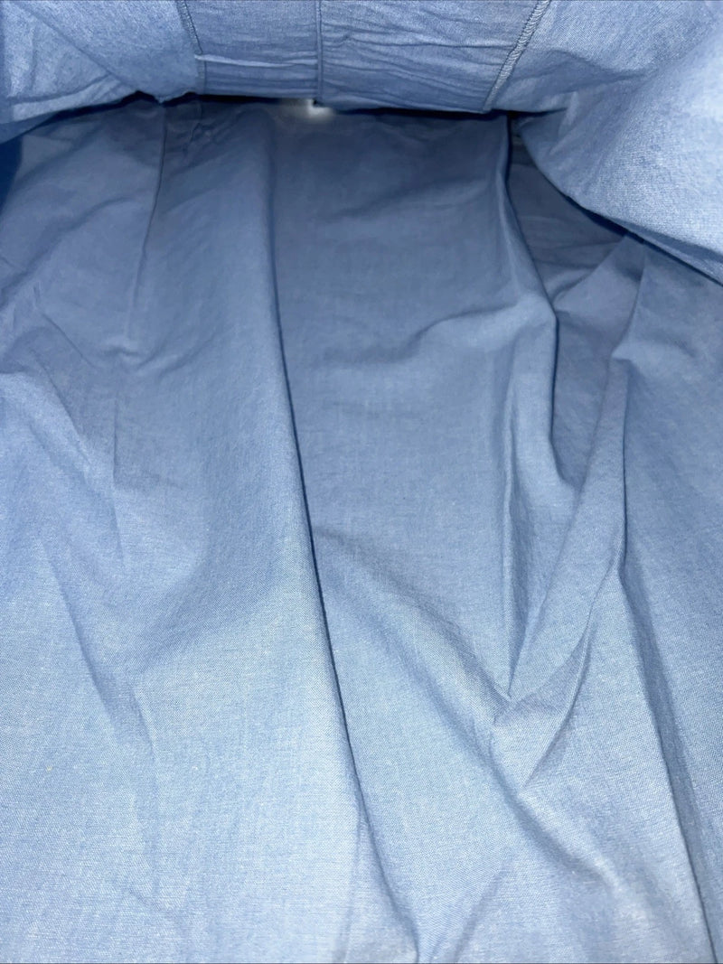 New Women’s Cricket By The Creek Blue Long Sleeve Button Up Shirt M 3C-40