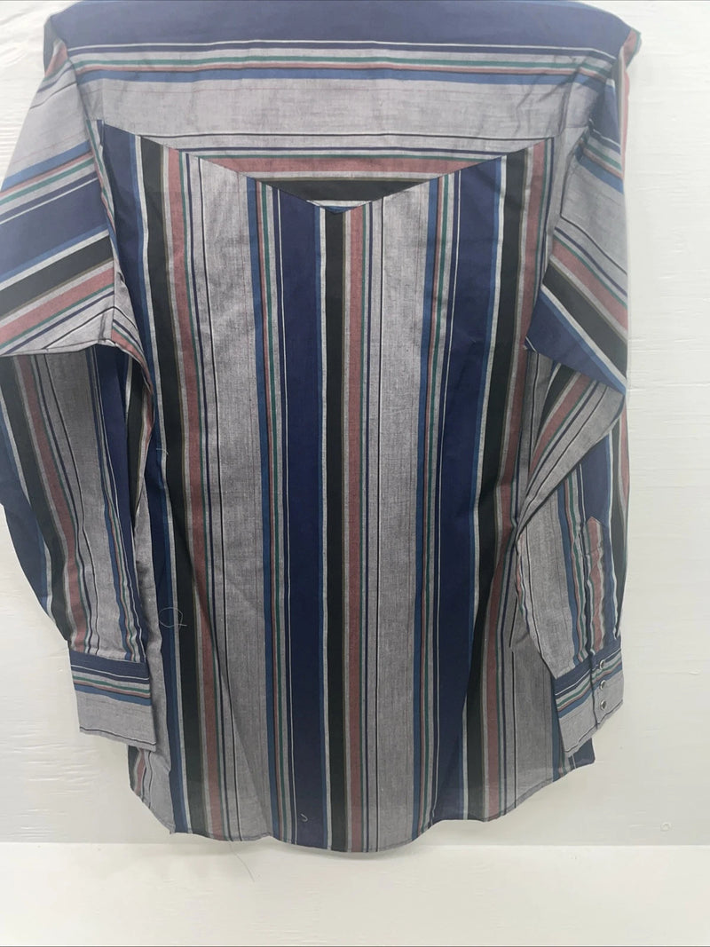 New Men’s ELY Cattleman Multiple Color Long Sleeve Pearl 15.5 X 34 Medium B-102