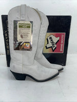 New Women’s White Texas Brand Cowboy Boots. L 198917 7 M. 18-45