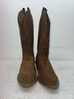 New Youth Brown Acme Cowboy Boots. 56864 5 C. 12-125