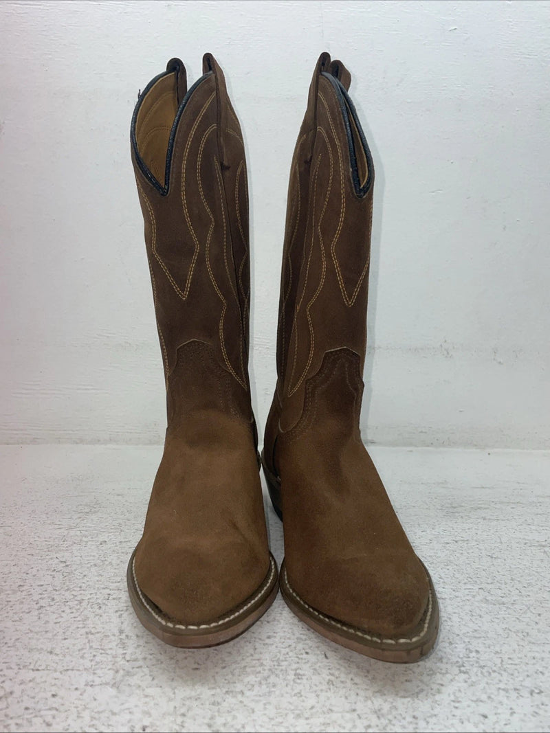 New Youth Brown Acme Cowboy Boots. 56864 5 C. 12-125