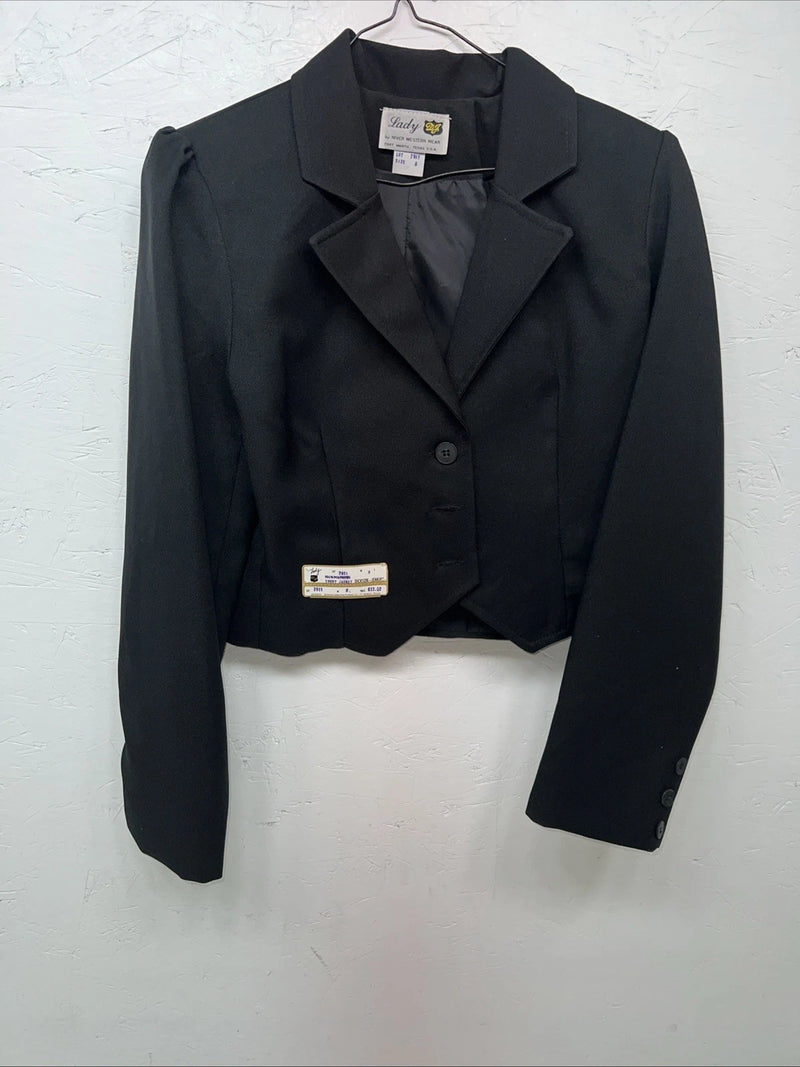 New Women’s Dickson Jenkins Black Short Jacket 8L #7911 H-609