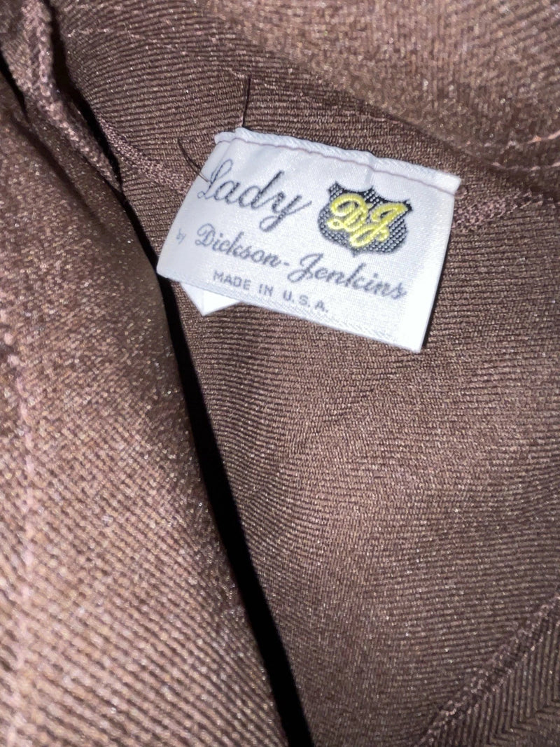 New Vintage Brown Dickson Jenkins Polyester Pants #5510 ZZ-87