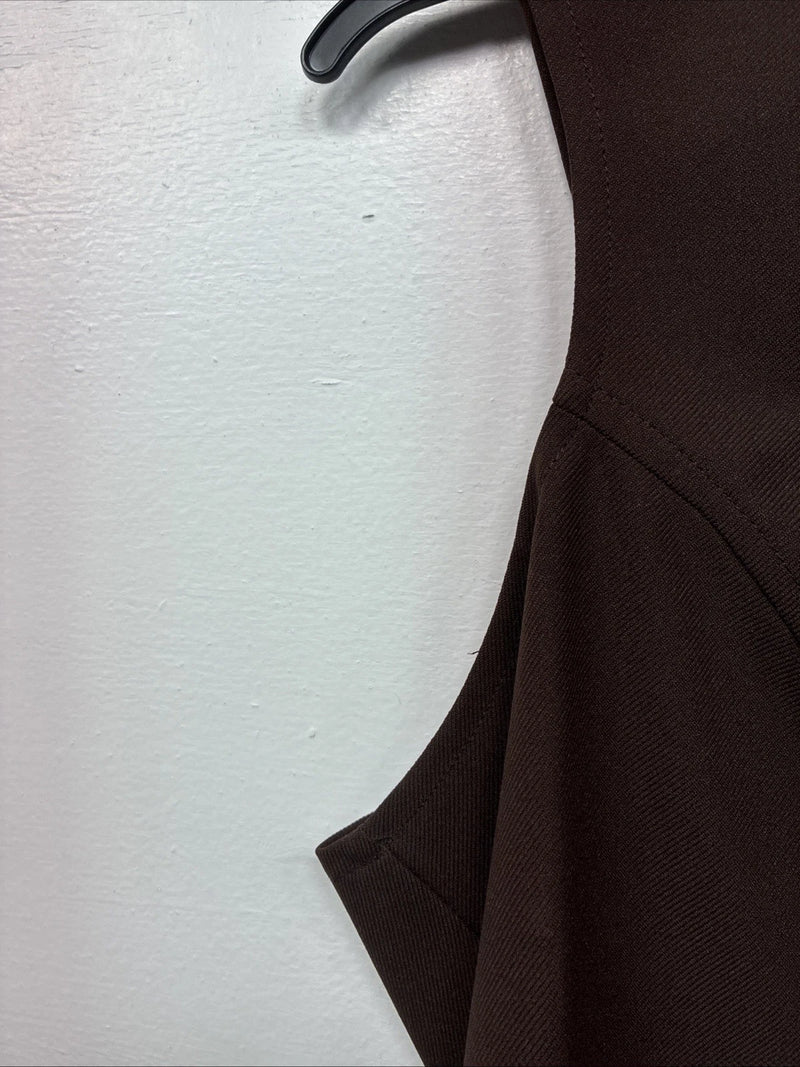 New Women’s Lady DJ Brown Showing Vest Size 40 YY-29