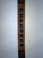 New Brown Genuine Leather Chambers Tooled 34” Belt #6381/13 Z-131