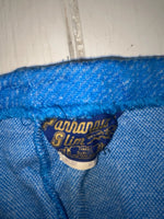 New Vintage Blue Panhandle Slim Polyester Pants #1238 SS-25
