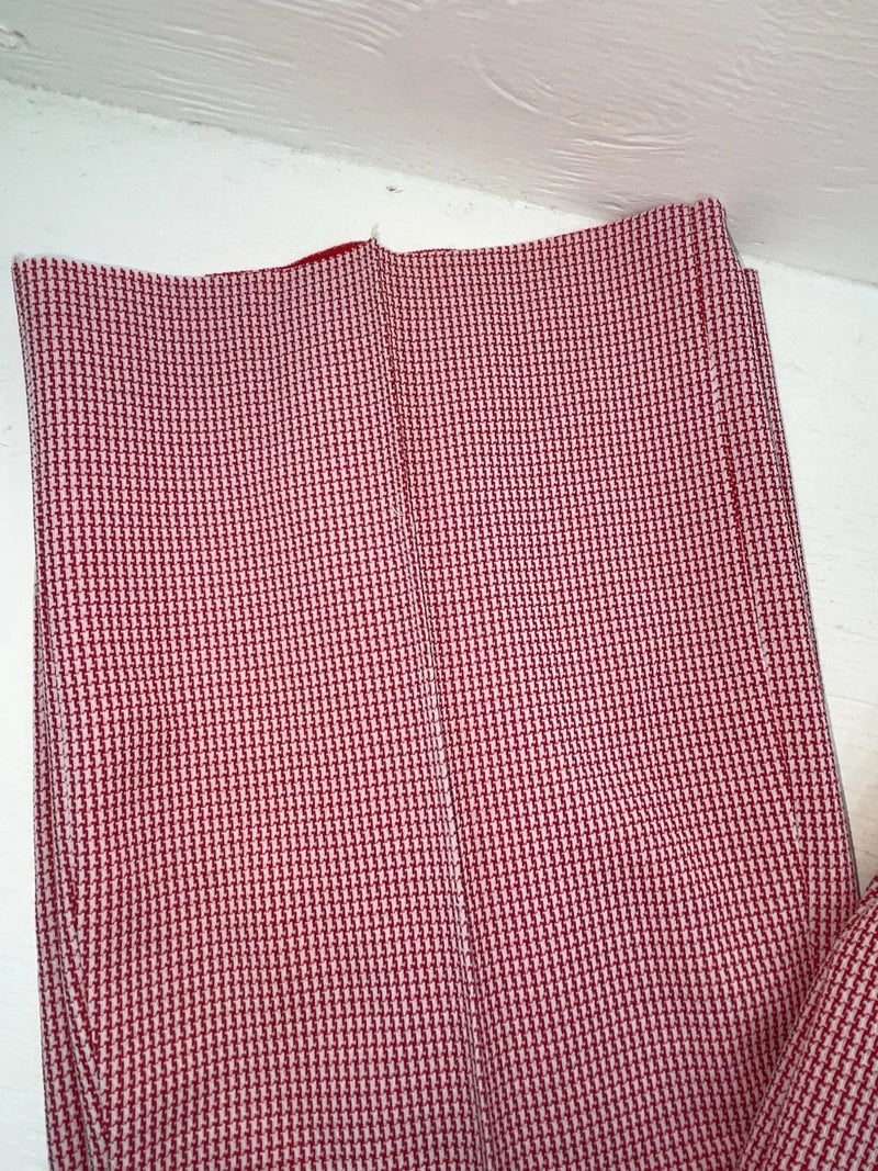New Vintage Red Checkered Dickson Jenkins Polyester Pants #534 VV-72