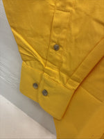 New Men’s Wrangler PBR Western Yellow Long Sleeve Button Up 2XL H-51