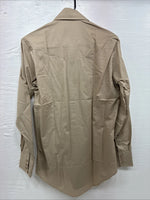 New Men’s Champion Western Brown Designed Long Sleeve Pearl Snap Medium J-78