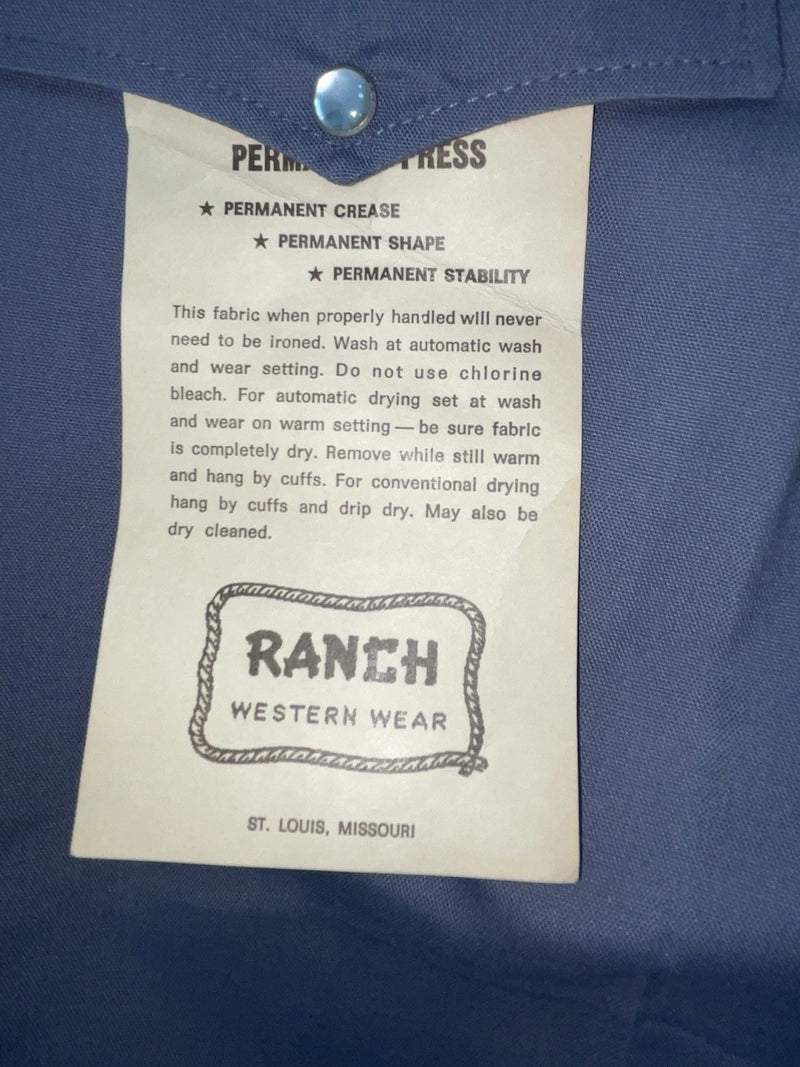New Vintage Gray Ranch Polyester Pants #P1023 ZZ-10