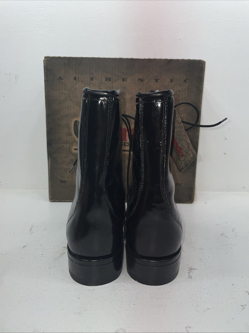 New Men’s Black Lace Up Laredo Cowboy Boots. 1220 13 E E. 8-49