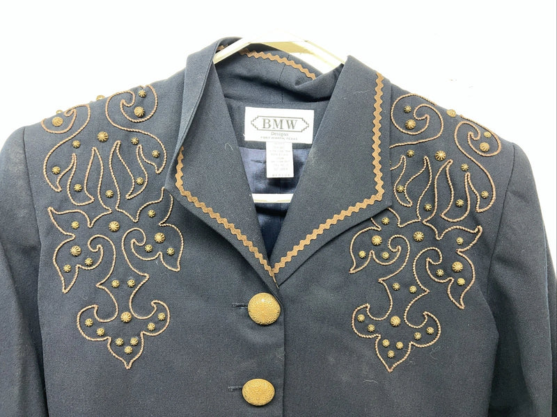 New Women’s Navy BMW Designs Short Jacket Medium #85878 WW-18