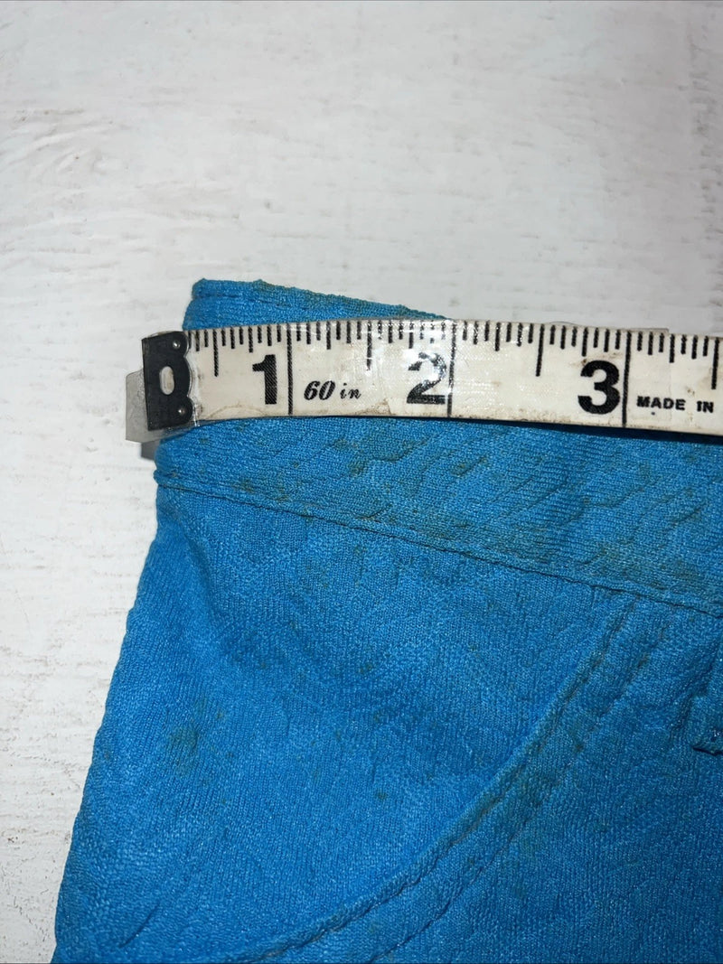 New Vintage Tem Tex Blue Polyester Pants #5450087 NN-149