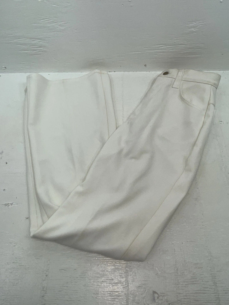 New Vintage White Lee Polyester Pants #261201 ZZ-30