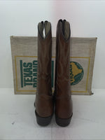 New Men’s Brown Texas Brand Cowboy Boots. 7311 10 D. 6-42
