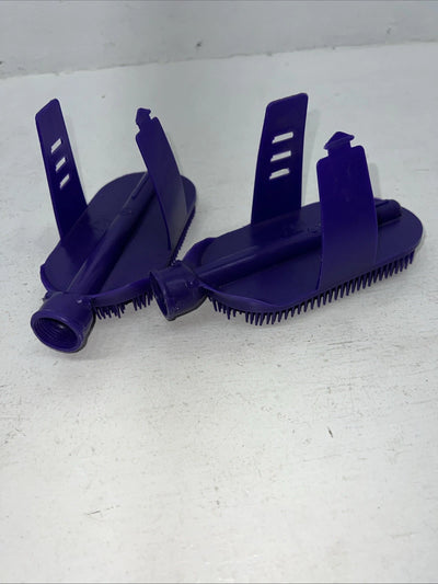 New Purple Hose Hook Up Horse Bath Brush Set Of 2 F-501