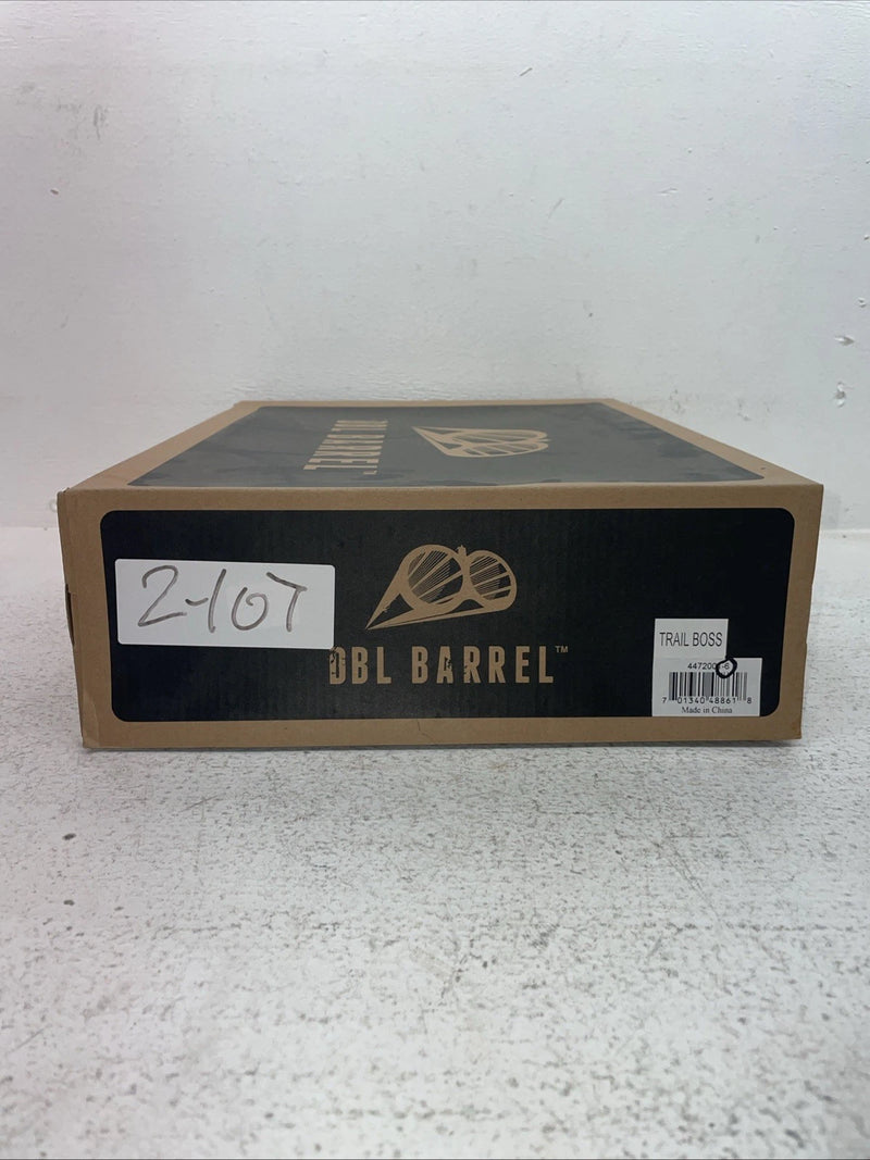 New Youth Black DBL Barrel Cowboy Boots. 4472001 6. 2-107
