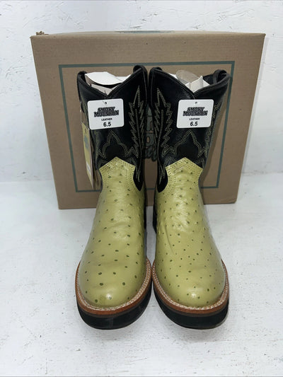 New Women’s Smoky Mountain Green Cowboy Boots. 3027Y 6.5 6 1/2. 19-41