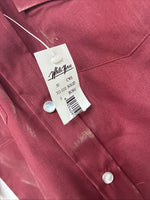 New Kids White Horse Red Long Sleeve Pearl Snap Size 0 DD-152