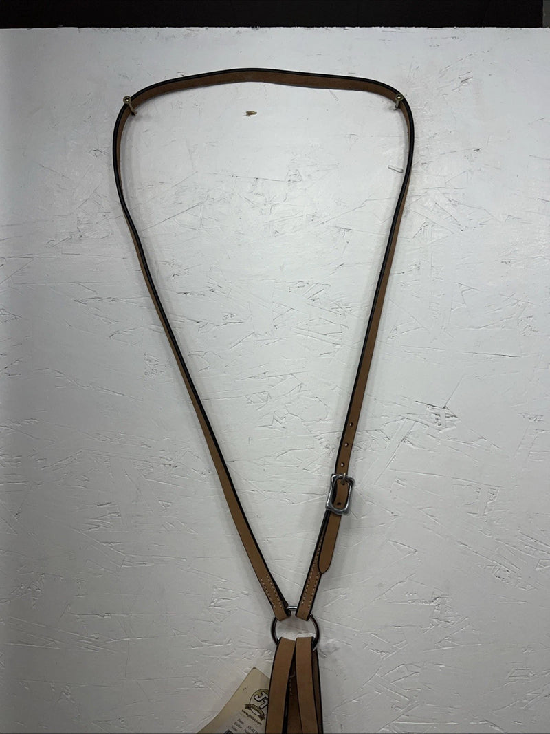 New Royal King Light Oil Brown Leather Running Martingale #53-4275 BB-46