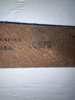 New Brown Genuine Leather Chambers 34” Belt #JC679 Z-125
