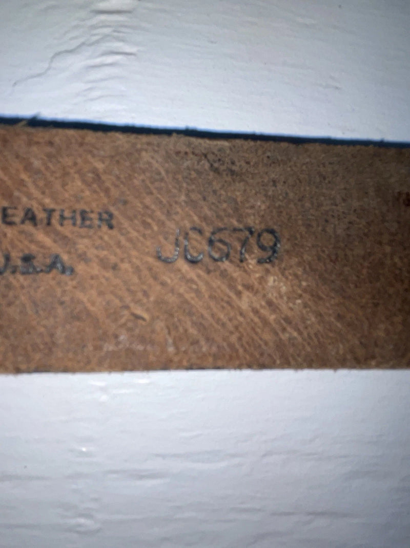 New Brown Genuine Leather Chambers 34” Belt #JC679 Z-125
