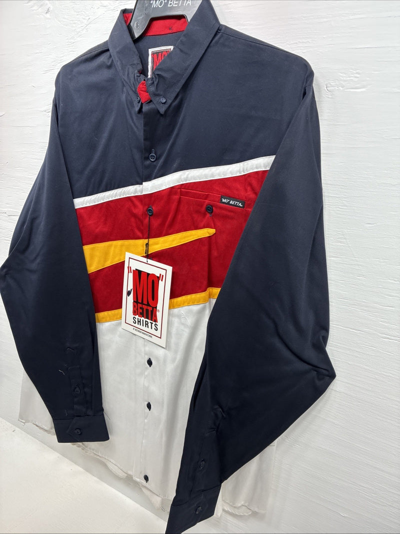 New Men’s “MO” Betta Shirts Multiple Color Long Sleeve Button Up 17 XL J-23
