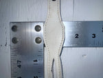 New White Genuine Leather Acme Silver Pendent 24” Belt #AB441 NN-41