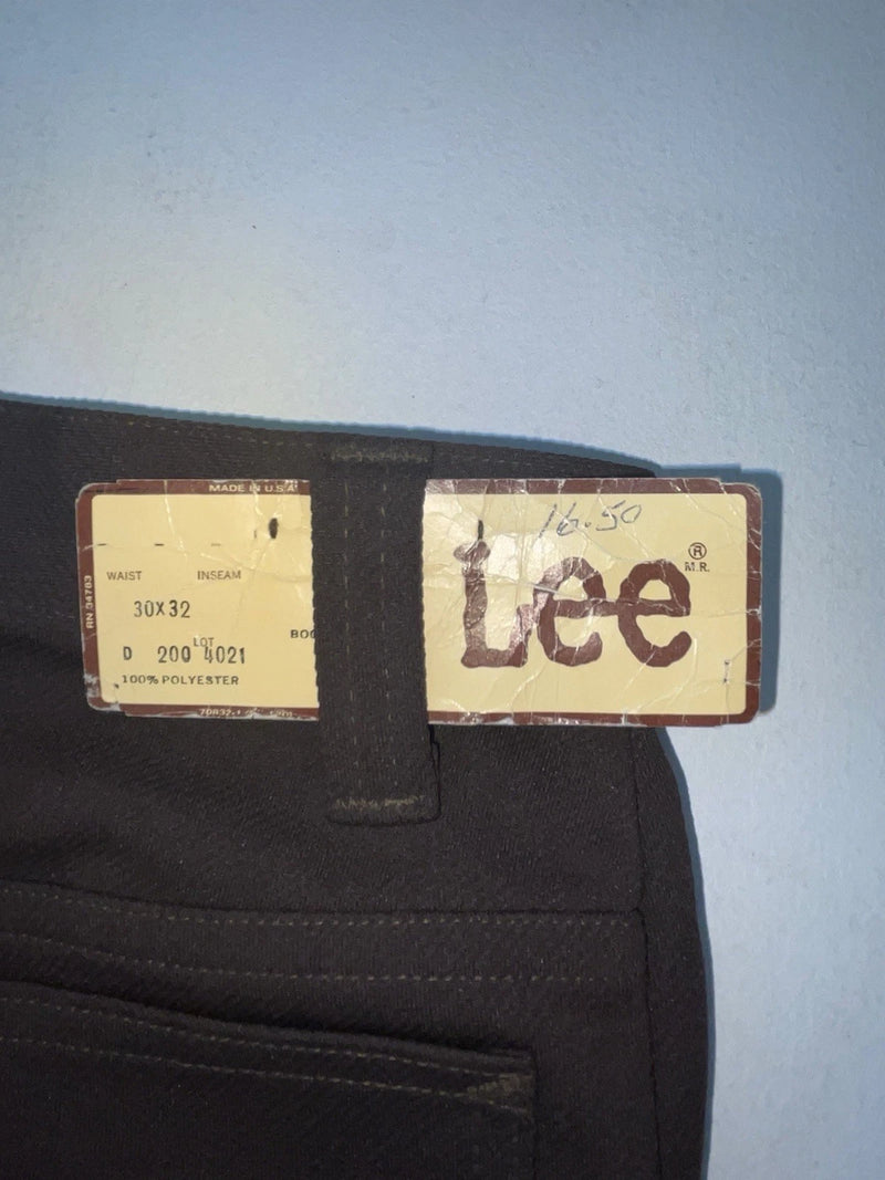 New Vintage Brown Lee Polyester Pants #2004021 OO-60