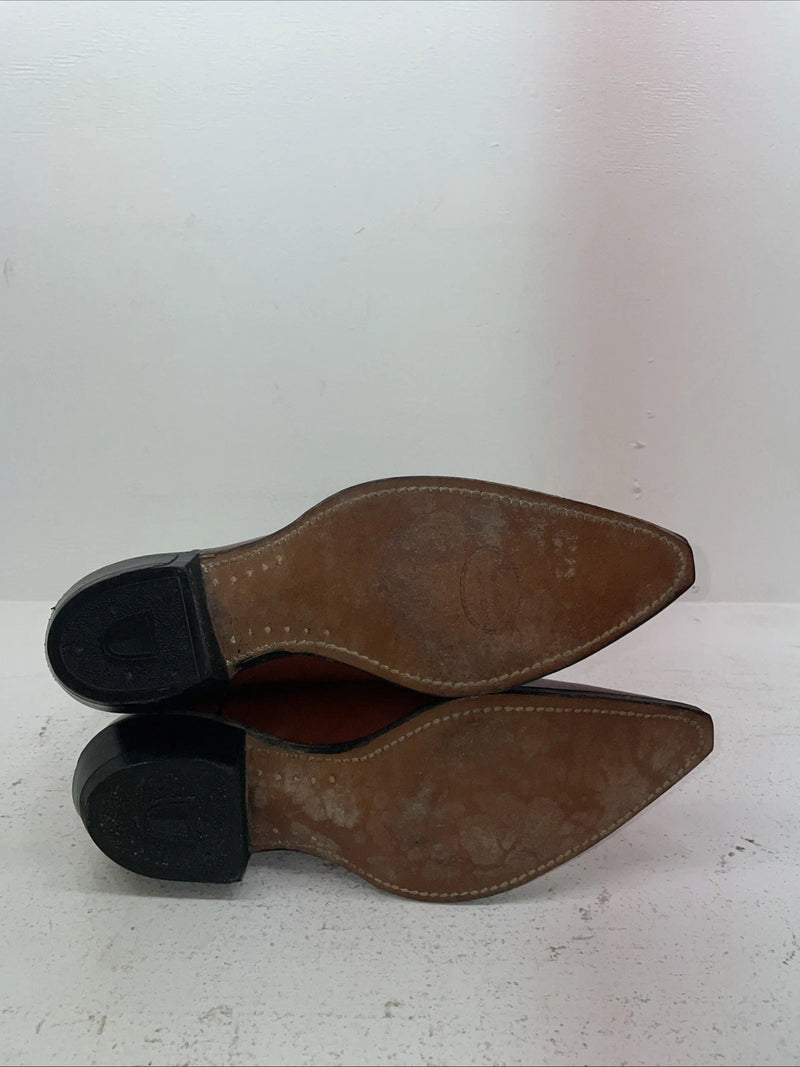 New Men’s Brown Rodeo Cowboy Boots. 5044 10.5 10 1/2 D. 7-106