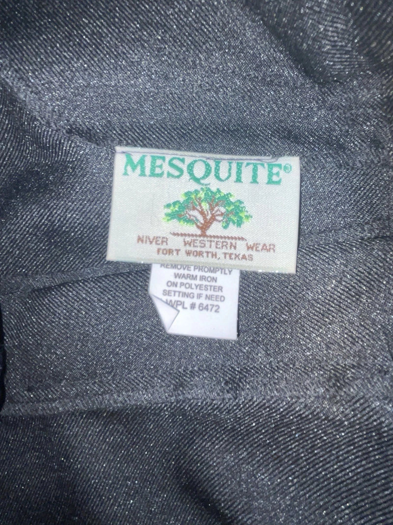 New Vintage Black Mesquite Polyester Pants #5911 OO-58