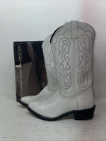 New Men’s White Kenny Roger’s Cowboy Boots. 50507 9 E E. 3-53