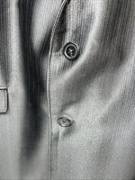 New Men’s Black Circle S Long Suit Coat 46L #CC5091 WW-58