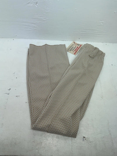 New Vintage Brown Knitted Rockmount Polyester Pants #3849 XX-10
