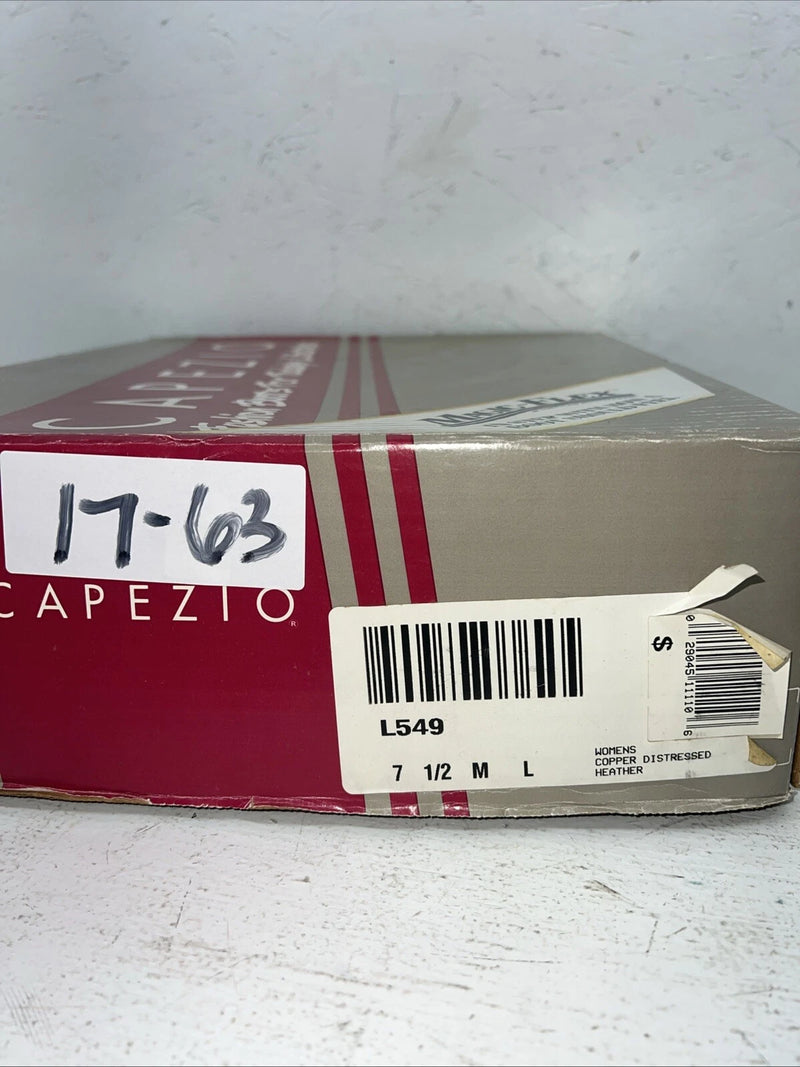 New Women’s Brown Lace Up Capezio Cowboy Boots. L 549 7.5 7 1/2 M. 17-63