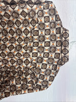 New Men’s Denver Westerns Brown Long Sleeve Pearl Snap 15.5 X 34 Medium K-83