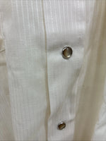 New Men’s Panhandle Yellow Long Sleeve Pearl Snap 15 Medium F-69