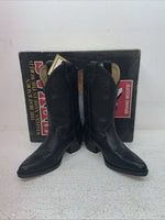 New Kids Black Texas Brand Cowboy Boots. 2000 13 D. 23-39